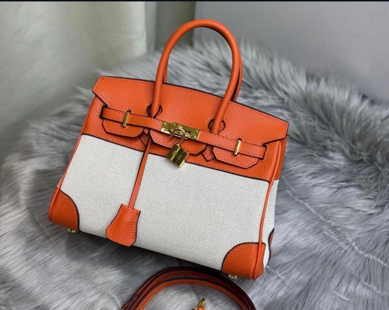 HERMES BIRKIN 30 ORANGE HANDBAG