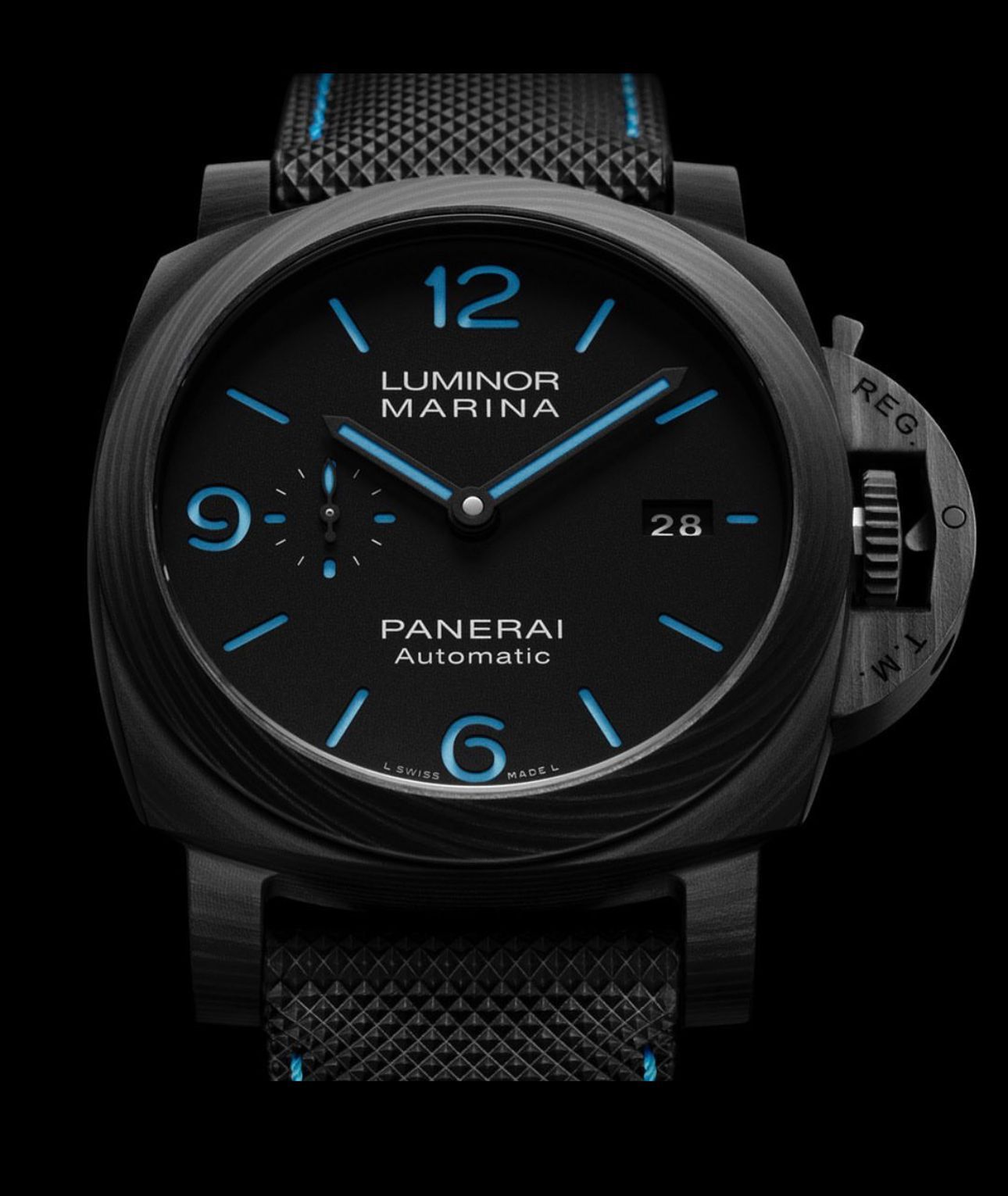 Black Phantom Blue Luminor Watch