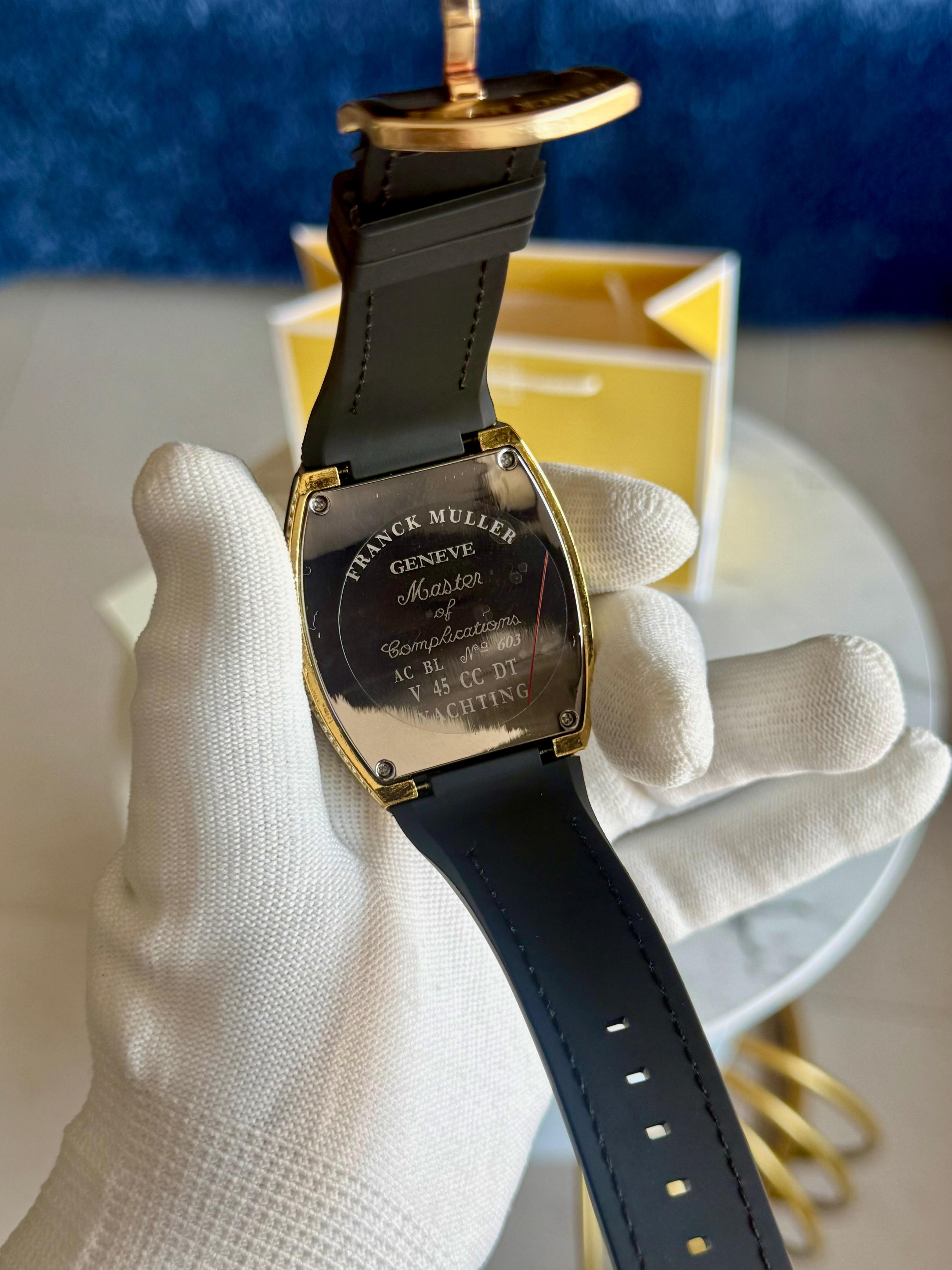 Franck Muller Royal Gold Diamond Yacht Watch