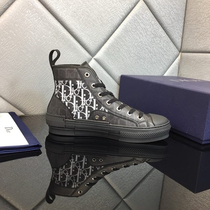 Dior B23 High Top "Oblique Black"