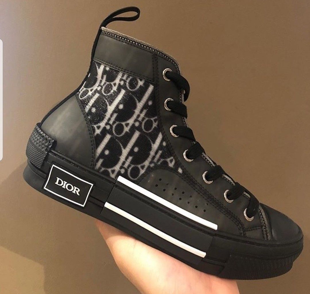 Dior B23 High Top "Oblique Black"