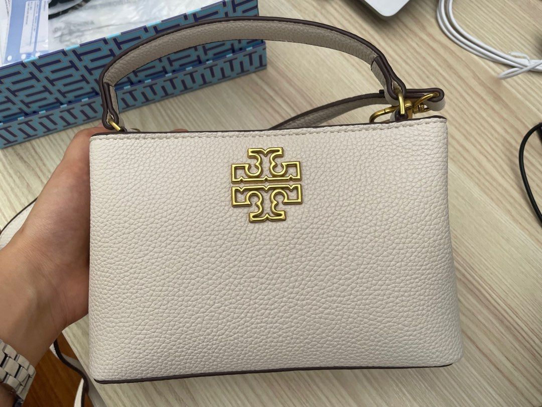 TORY BURCH BRITTEN SATCHEL PREMIUM BAG 🔥🤎
