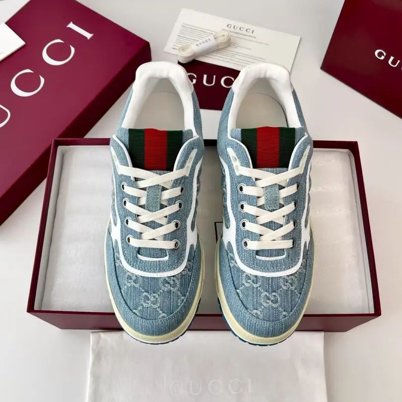 GUCCI REWEB DENIM PREMIUM SNEAKER
