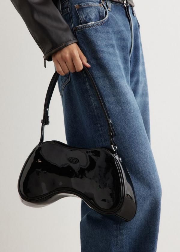 DIESEL PLAY  GLOSSY SHOULDER BAG