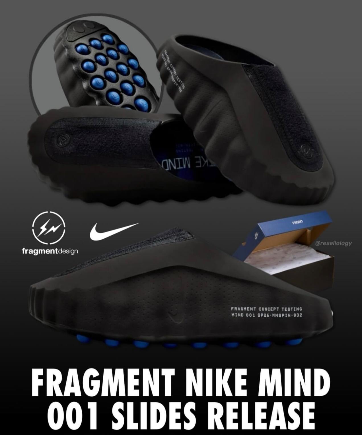Nike Mind 001 X Fragment Black